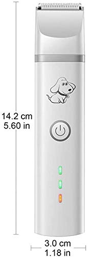 Dog Nail Grinder 3-in-1 Electric Rechargeable Pet Nail Trimmer Safetly Painless Paws Grooming Smoothing for Large Dogs Ultra Quiet Dog Nail Clippers