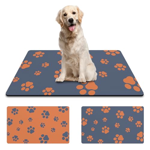 Pet Feeding Mat-Quick Dry Anti-Slip Dog Bowl Mat