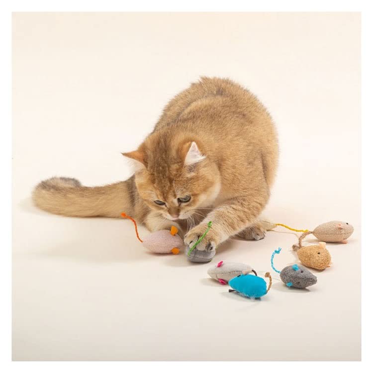 cyhymq 3pcs Mix Simulation Cat Toys Catnip Funny Playing Kitten Interactive Soft Toy Bite Resistant Pet Supplies