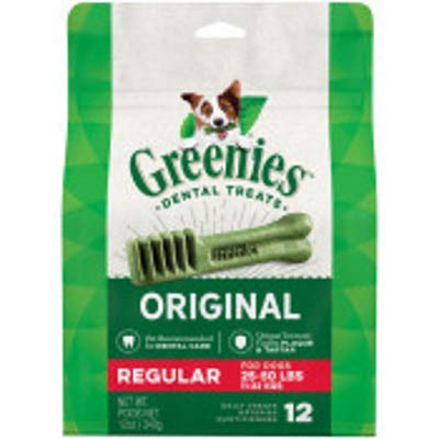Greenies American Distribution & Mfg 04117 Treat-Pak for Regular Dogs, 12-oz. - Quantity 24