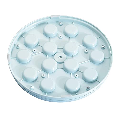 Dog Puzzle Toys Slow Feeder Interactive Increase Puppy IQ Food Dispenser Slowly Eating Nonslip Bowl Pet Cats Dogs Training Game (Yellow)