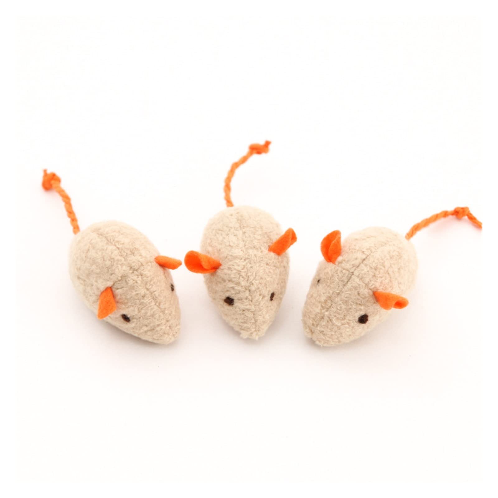 3-Piece Catnip Plush Toy Set for Interactive Cat Play