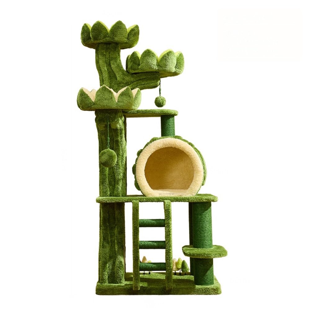 Indoor Lotus Shaped Cat Climbing Frame Large Tree Toy Cat Condo