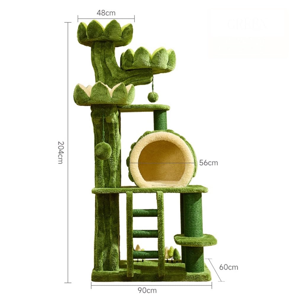 Indoor Lotus Shaped Cat Climbing Frame Large Tree Toy Cat Condo