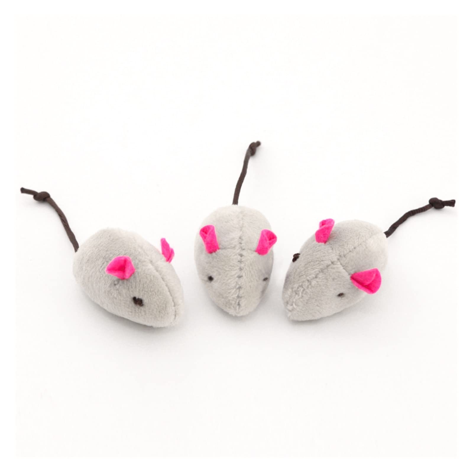 3-Piece Catnip Plush Toy Set for Interactive Cat Play