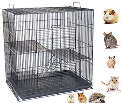 Mcage 3-Level Small Animal Cage with Shelves & Ladders