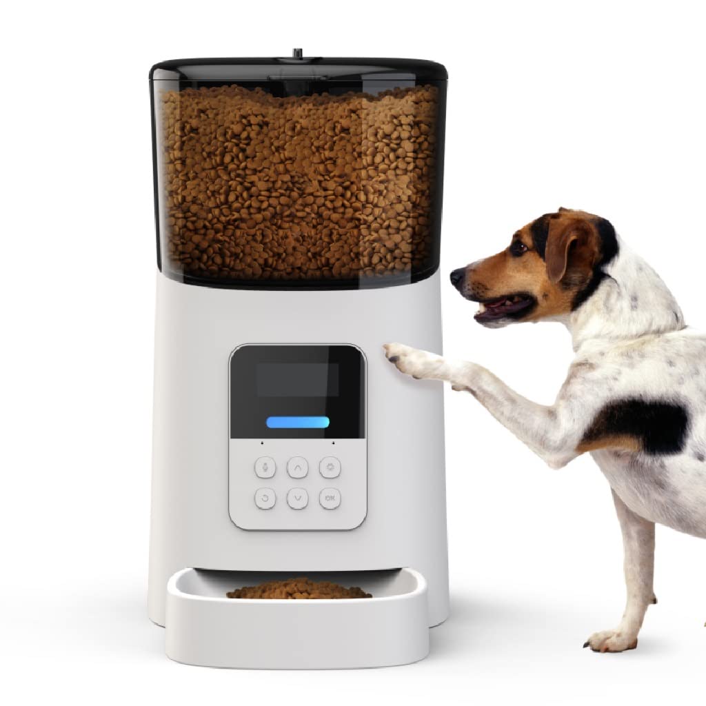 TBNLASS Automatic Pet Feeder 6L Dog/Cat Smart Food Dispenser with Portion Control