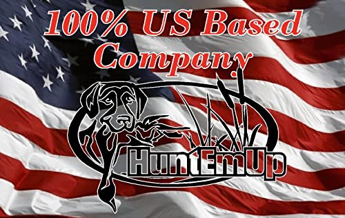 HuntEmUp Dog Training Kit - (6 pack) 2 inch Training Bumper with Throw Rope - White with Bumper Mesh Bumper Bird Bag Dog Training Dummy Bumper Storage Bag and whistle & lanyard combo and braided leash