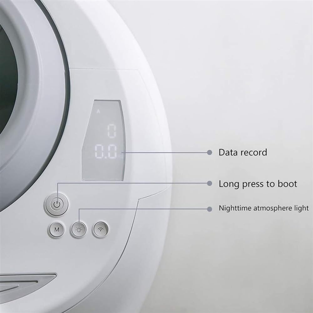 Self-Cleaning Cat Litter Box Fully Enclosed Electric Cleaner Smart Cat Toilet with Deodorant for Cat Weight and Cleaning