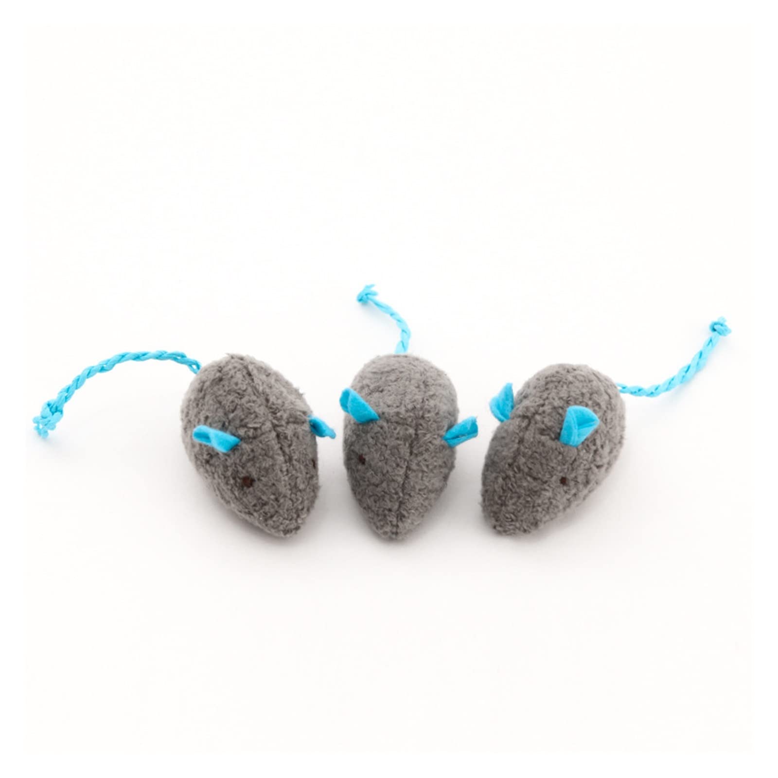 cyhymq 3pcs Mix Simulation Cat Toys Catnip Funny Playing Kitten Interactive Soft Toy Bite Resistant Pet Supplies