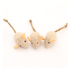 3-Piece Catnip Plush Toy Set for Interactive Cat Play