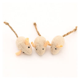 3-Piece Catnip Plush Toy Set for Interactive Cat Play