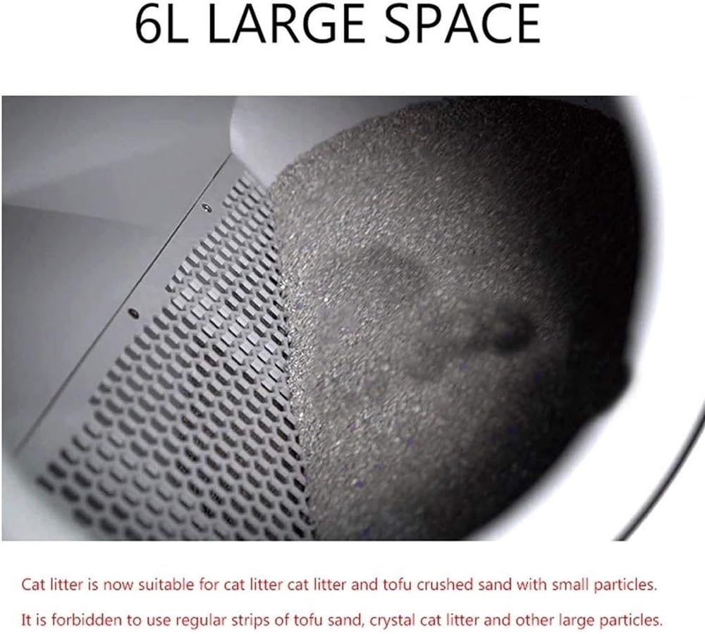 Self-Cleaning Cat Litter Box Fully Enclosed Electric Cleaner Smart Cat Toilet with Deodorant for Cat Weight and Cleaning