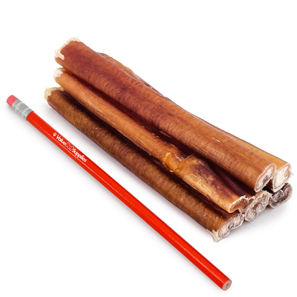 ValueBull USA Bully Sticks for Large Dogs, Thick 6 Inch, 400 Count