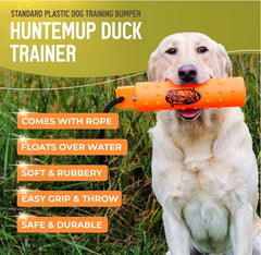 HuntEmUp 6-Piece Dog Training Bumper & Whistle Kit