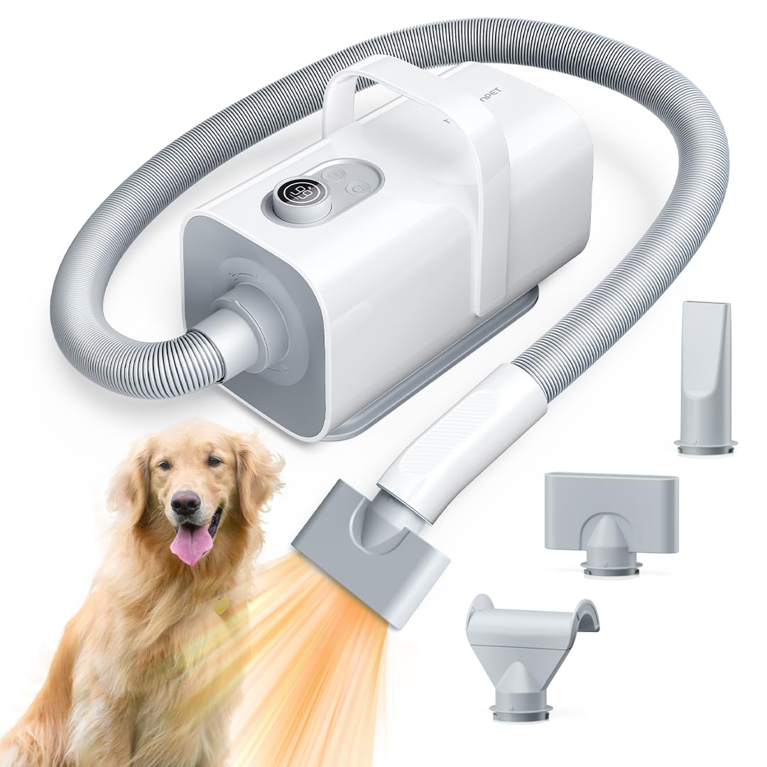HomeRunPet Ultra-Quiet Pet Grooming Dryer for Dogs & Cats