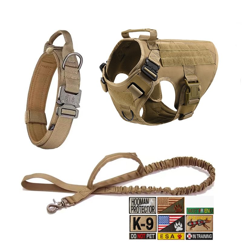 Vauxhaller Pet Belong Tactical No Pull Dog Harness v2 (XL,Green3)