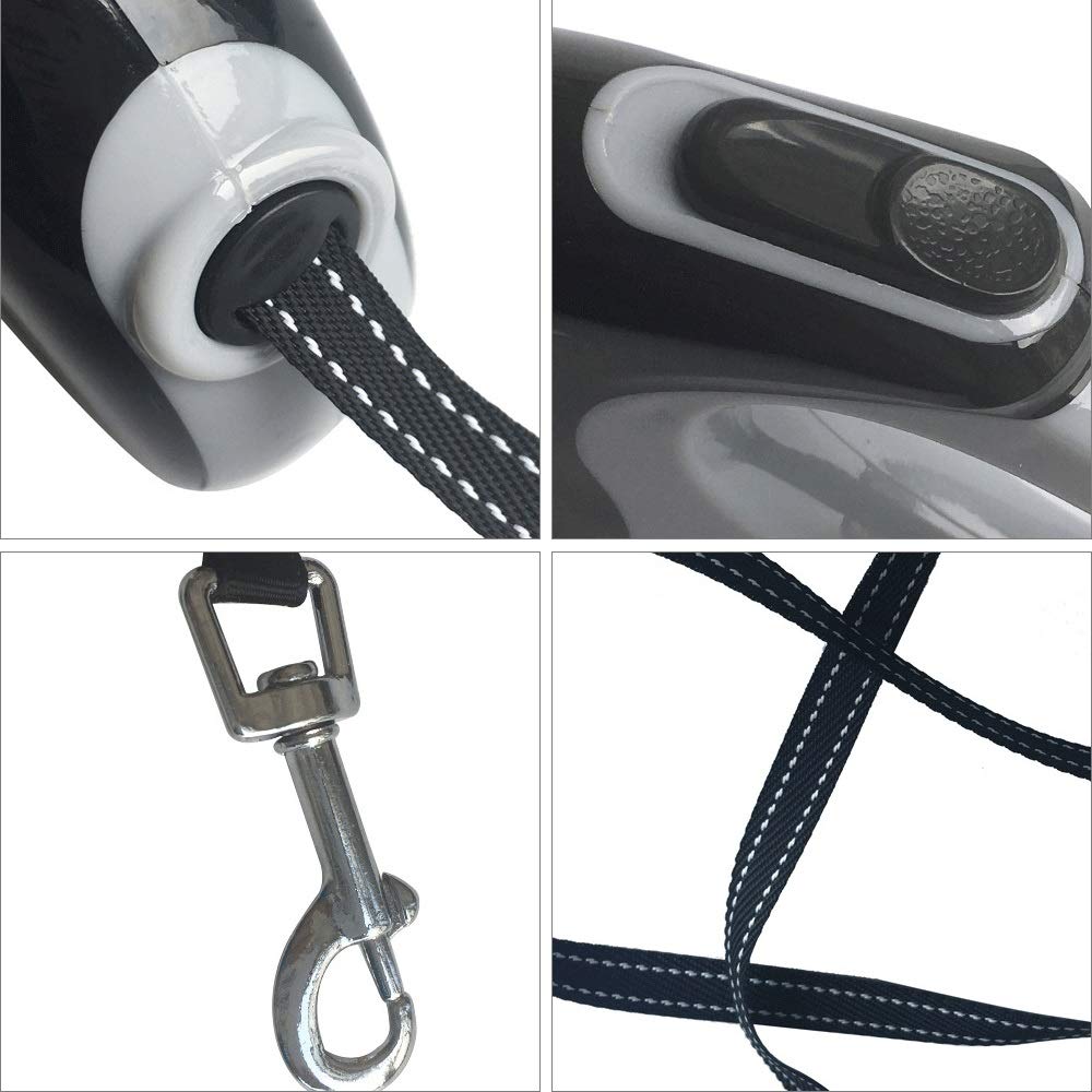5M Retractable Pet Leash Belt Plastic Outdoor Non-Slip Manual Training