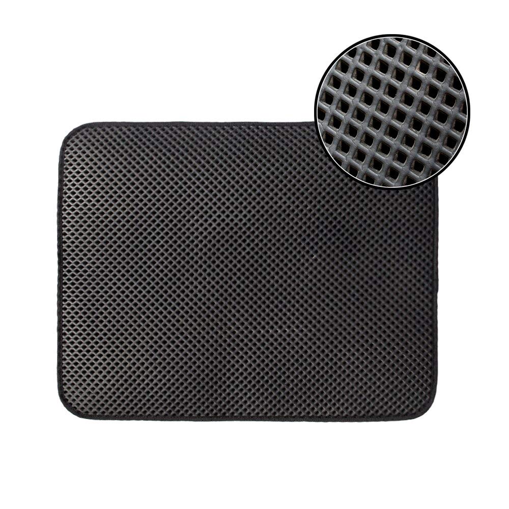 LSSOAZZVVN Cat Litter Ma Pet Cat Litter Mat Ouble-Layer Cat Litter Trapper Mats with Waterproof Bottom Net Litter Cat Mat Layer cat pad
