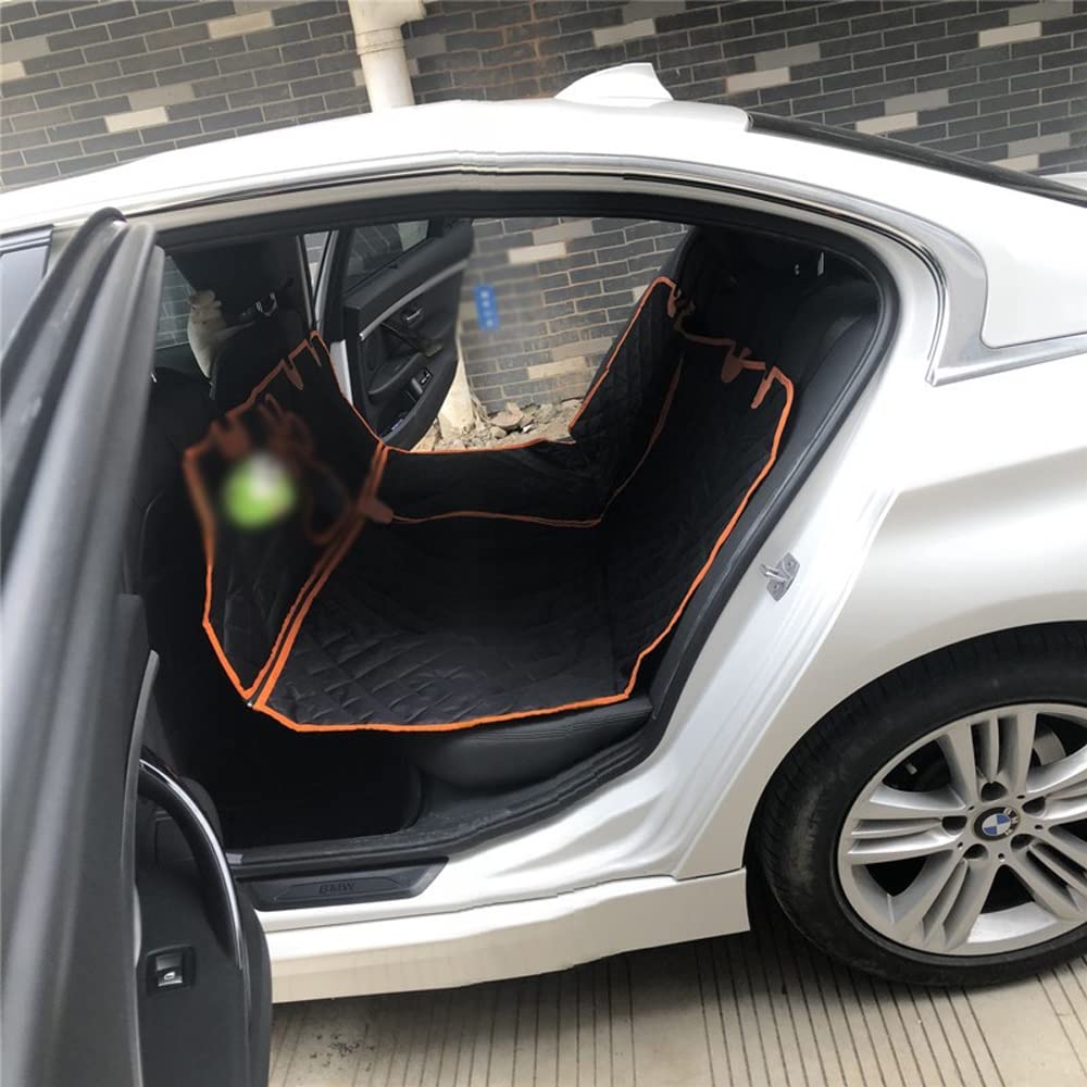 Dog Car Seat Cover Waterproof Pet Dog Travel Pad Station Wagon Rear Seat Pet Car Seat Cushion (Color : Black Size : 137x150x22CM) (Black 137x150x22CM)