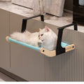 GHDVGHC Heater Hanging Bed Very Sturdy Cat Window Perch Cotton Canvas Easy Washable and Assemble Plywood Hammock