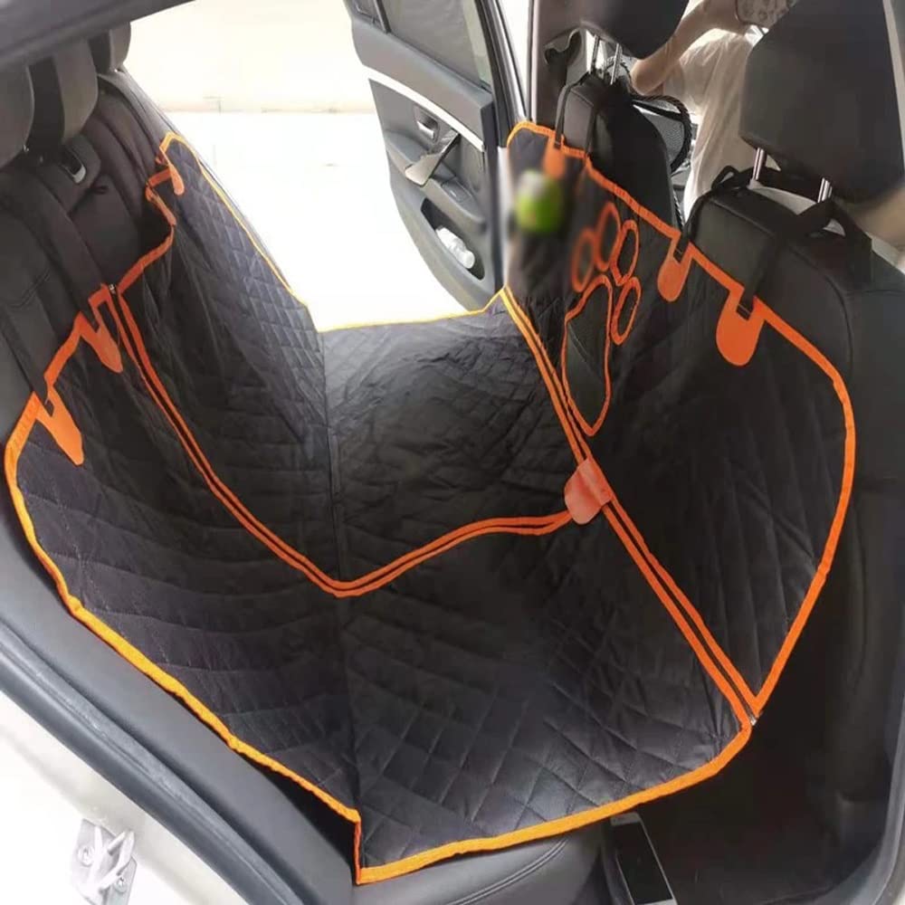 Dog Car Seat Cover Waterproof Pet Dog Travel Pad Station Wagon Rear Seat Pet Car Seat Cushion (Color : Black Size : 137x150x22CM) (Black 137x150x22CM)