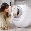 Self-Cleaning Cat Litter Box Fully Enclosed Electric Cleaner Smart Cat Toilet with Deodorant for Cat Weight and Cleaning