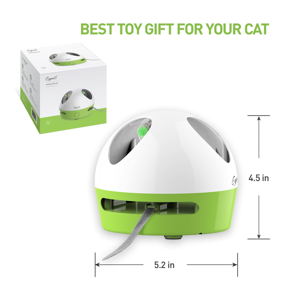 EGPETS Cat Toy, Hide Mouse Cat Toy