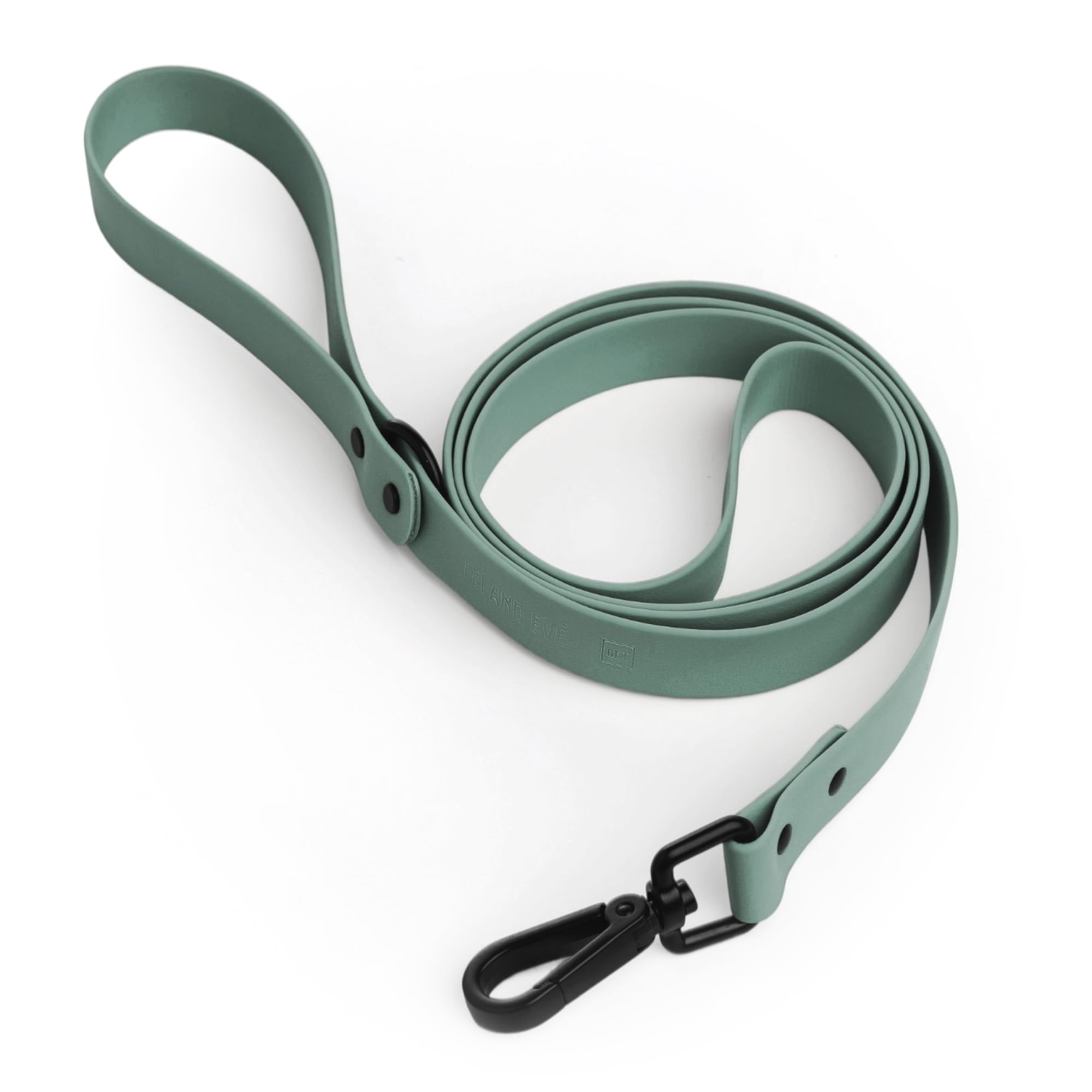 Fei & Eve Easy-Clean PVC Dog Leash for Daily Walks