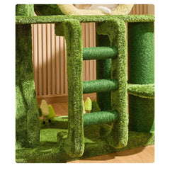 Lotus-Shaped Cat Tree & Climbing Condo for Indoor Cats