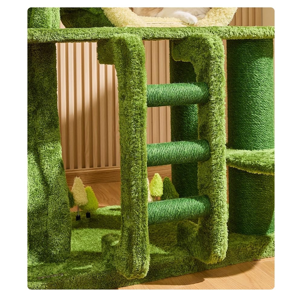 Indoor Lotus Shaped Cat Climbing Frame Large Tree Toy Cat Condo