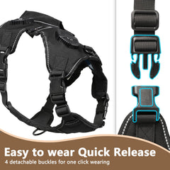 GXB Black Adjustable Pet Accessory for Everyday Use