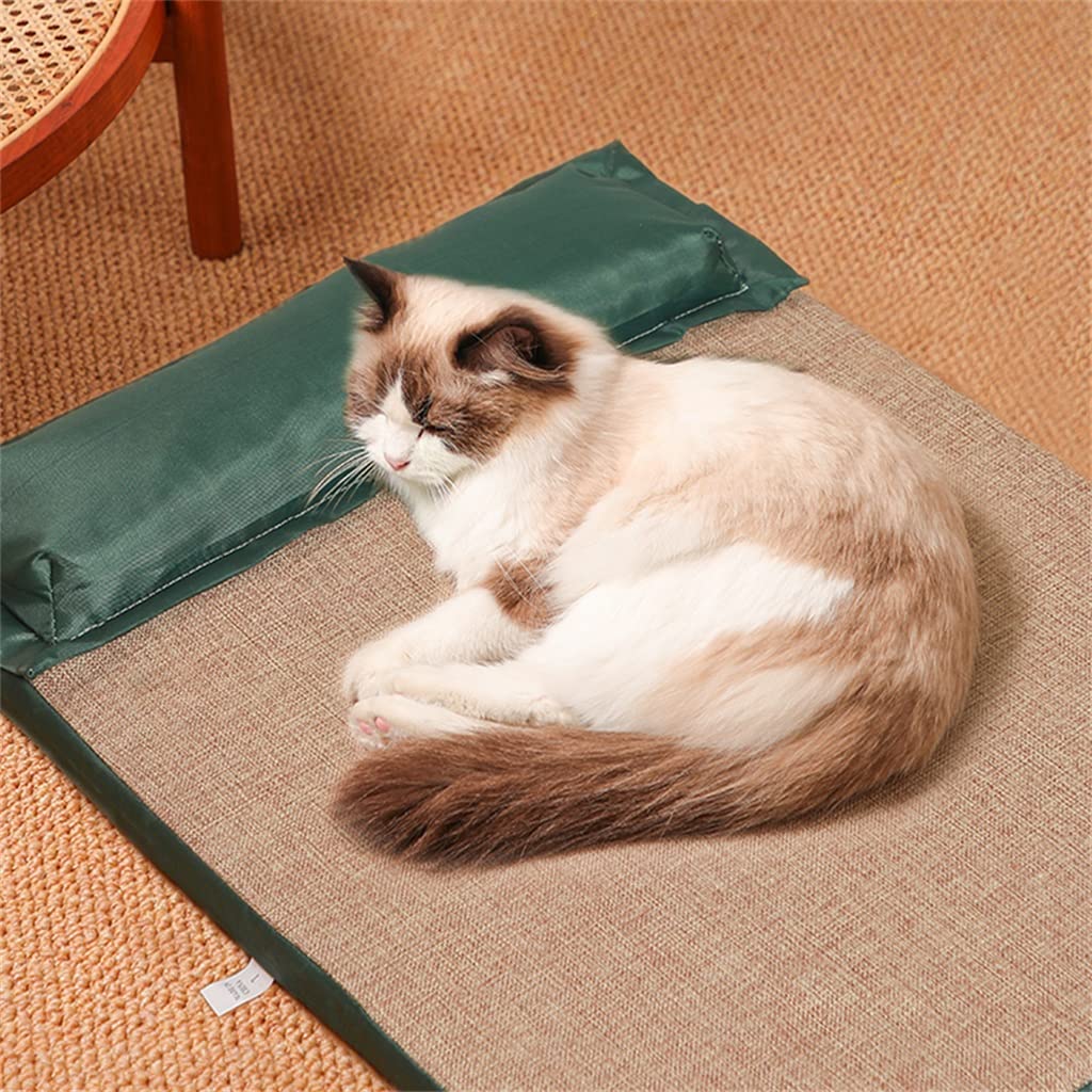 XXGDCOLP Pet Dog Sleeping Mat Cool Kennel Bed Blanket Floor Four Seasons Supplies