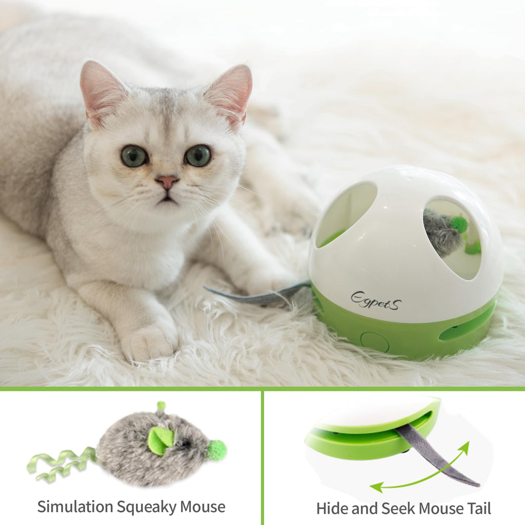 EGPETS Cat Toy, Hide Mouse Cat Toy