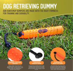 HuntEmUp 6-Piece Dog Training Bumper & Whistle Kit