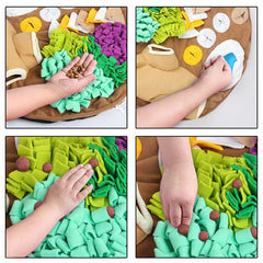 Dog Snuffle Mat for Nosework & Slow Feeding Training