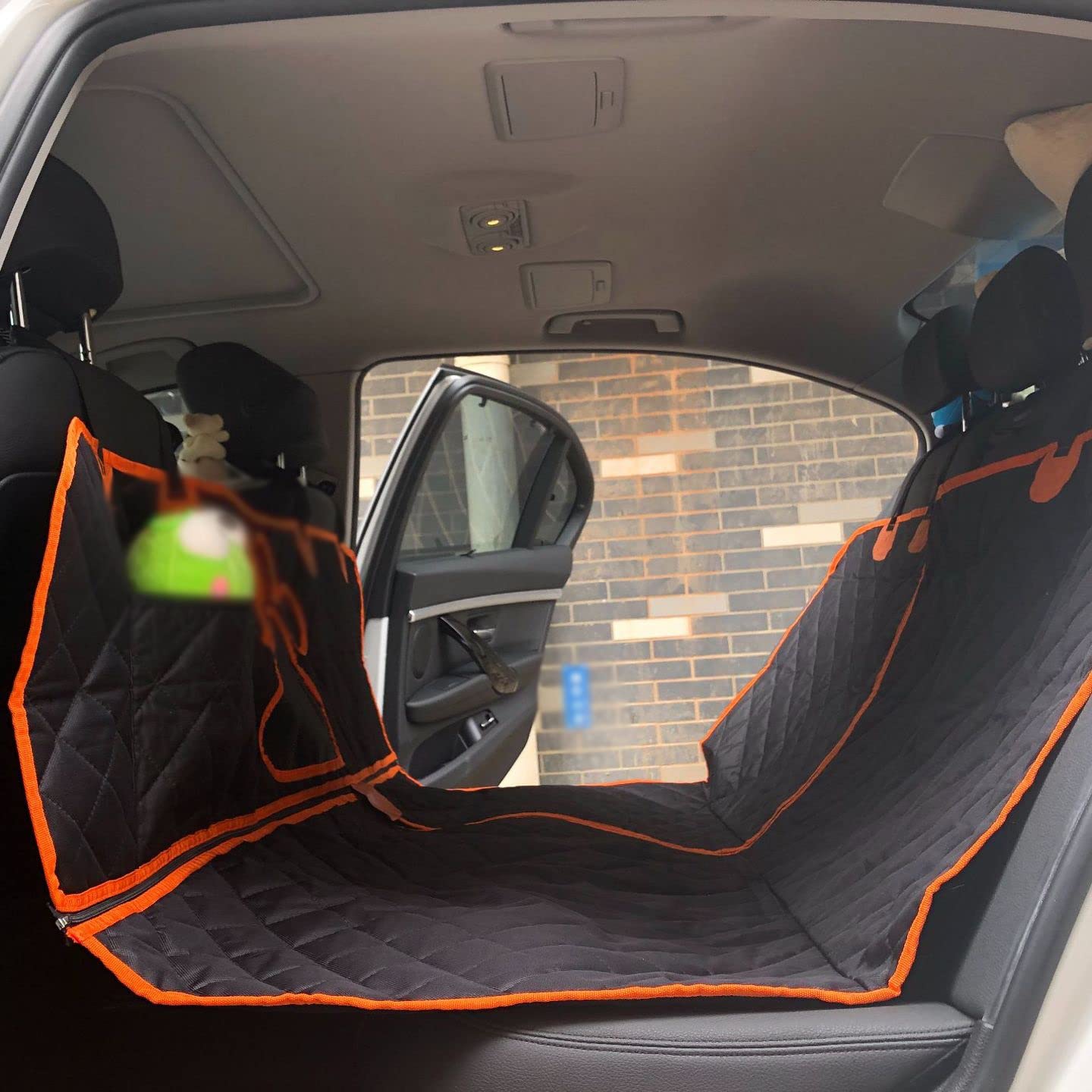 Dog Car Seat Cover Waterproof Pet Dog Travel Pad Station Wagon Rear Seat Pet Car Seat Cushion (Color : Black Size : 137x150x22CM) (Black 137x150x22CM)