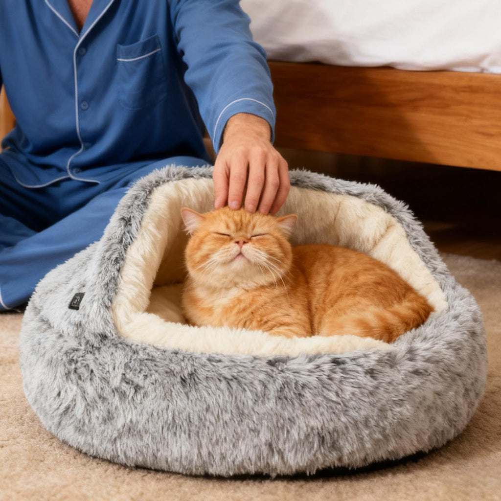 Cat Heating Bed Warm Kitten Nest
