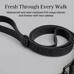 Fei & Eve Easy-Clean PVC Dog Leash for Daily Walks