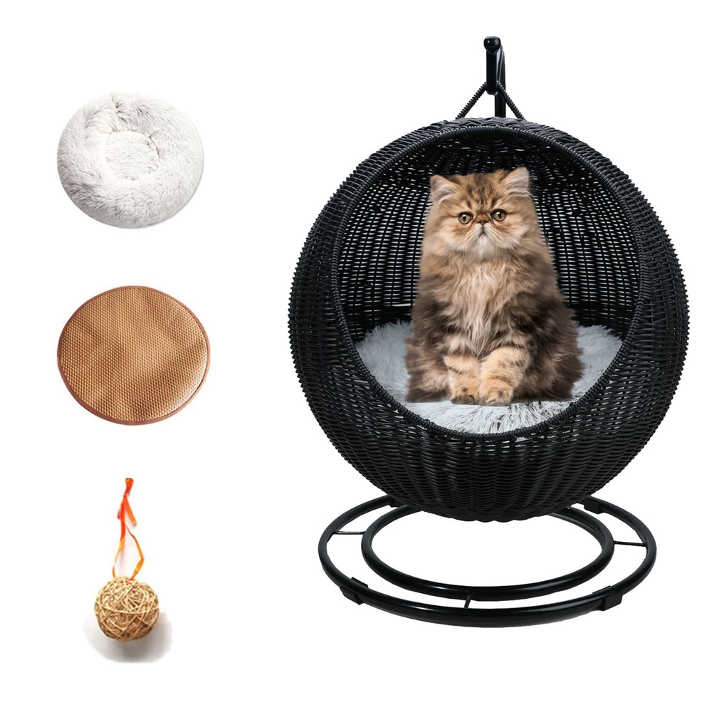 AYGJKIE Hanging Cat Hammock Bed with Removable Cushion