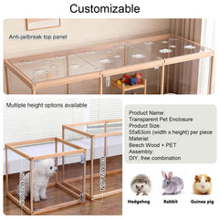 270° Rotating Puppy Playpen & DIY Pet Exercise Pen