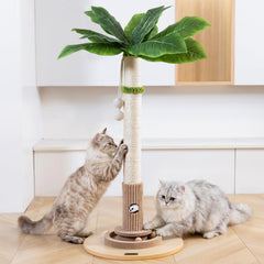 WOOCHPET 35-Inch Sisal Cat Scratching Post with Toys