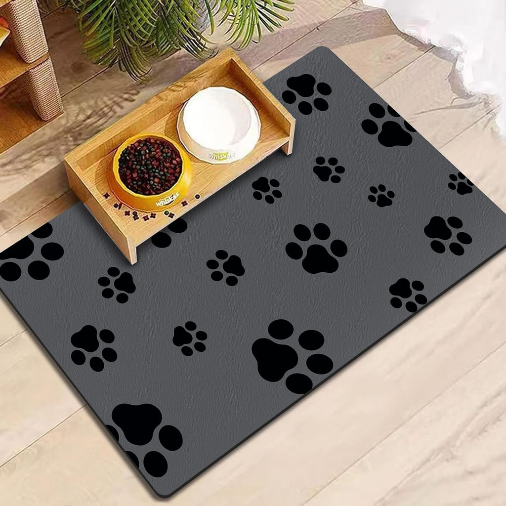 Pet Feeding Mat-Quick Dry Anti-Slip Dog Bowl Mat