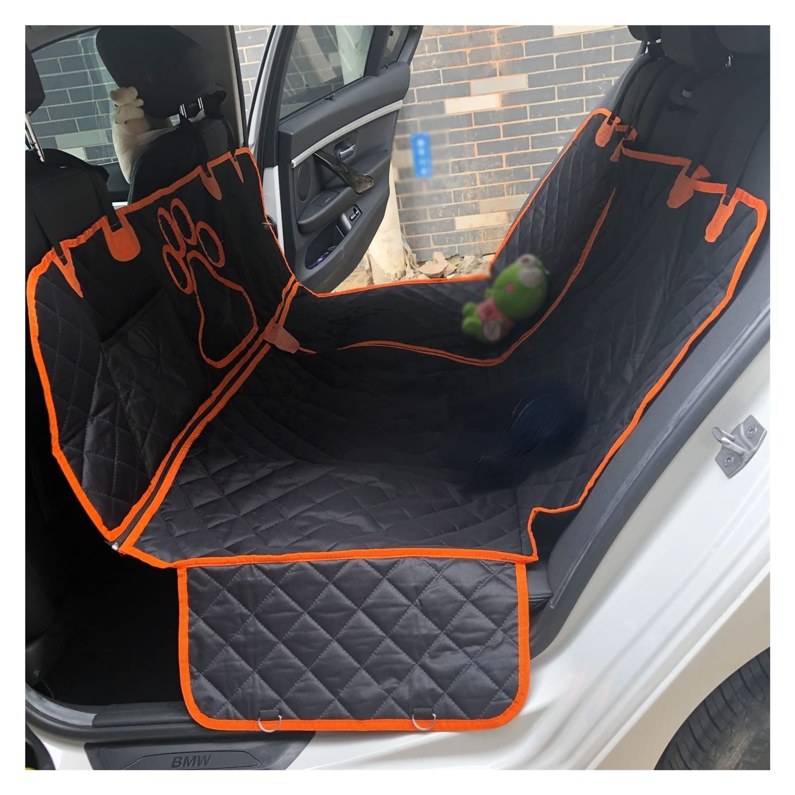 Dog Car Seat Cover Waterproof Pet Dog Travel Pad Station Wagon Rear Seat Pet Car Seat Cushion (Color : Black Size : 137x150x22CM) (Black 137x150x22CM)