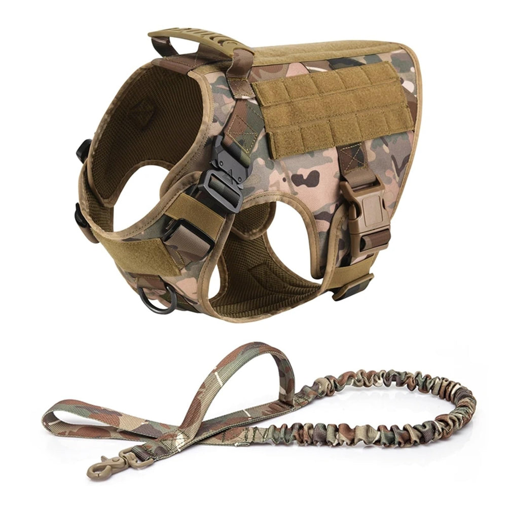 Tactical Dog Harness & Leash Set for Training and Walking