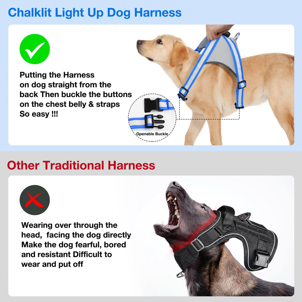 ChalkLit Light Up Dog Harness