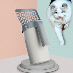 Upgraded Cat Litter Scooper with Holder & Waste Bags