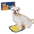 [PETHROOM] Sponge Dog Towels for Drying Dogs, Cats & Puppies Alike | Lightweight, Super Absorbent & Quick Drying Doggie Dryer Microfiber Towel | Soft Microfiber Pet Bath Towel (Large)