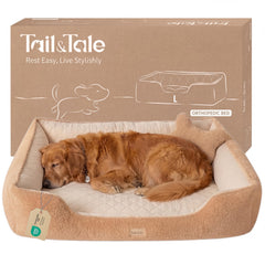 Orthopedic Memory Foam Pet Bed with Washable Waterproof Cover