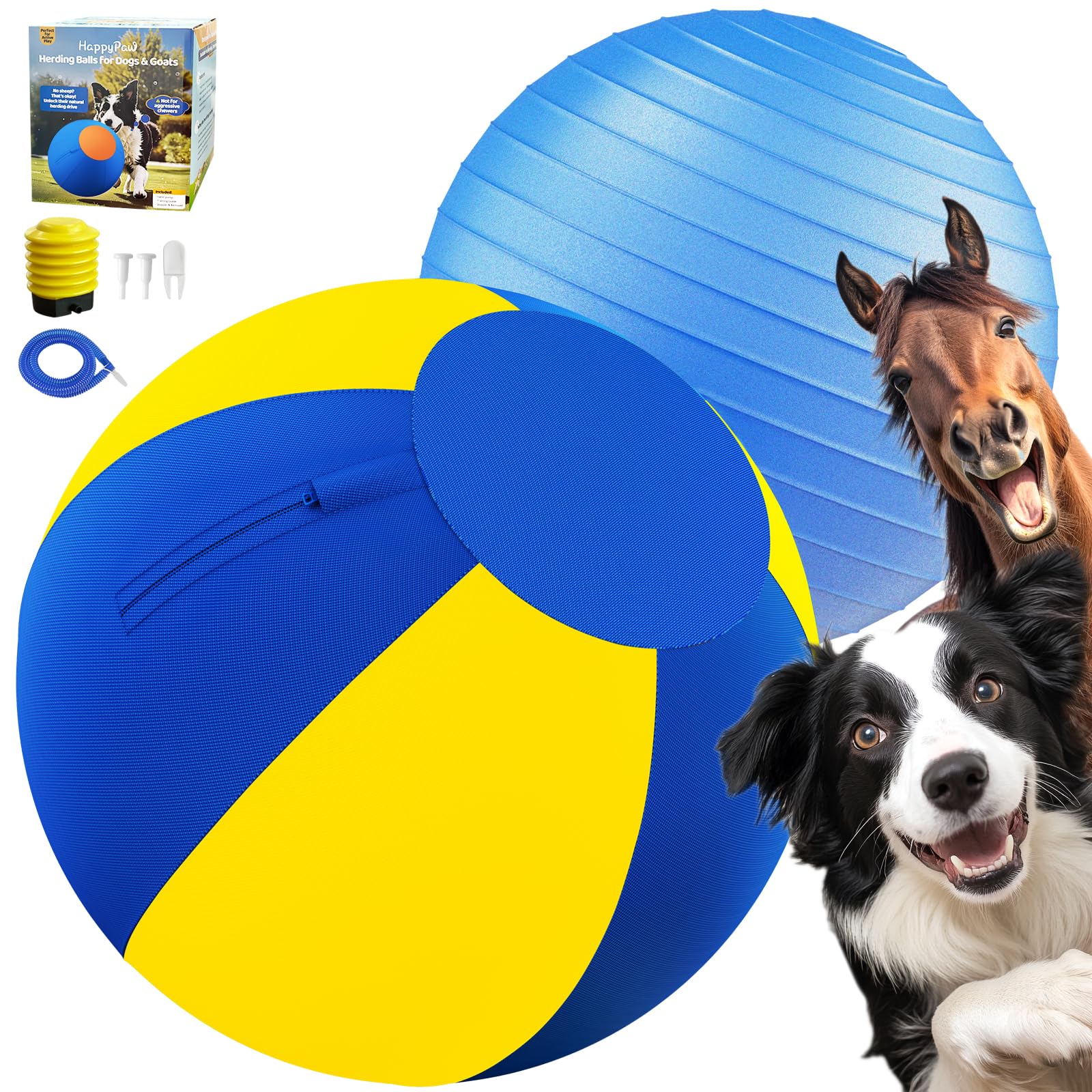 Happypaw 3.0 Heavy-Duty Herding Ball for Active Dogs